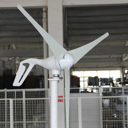 Factory Outlet 5000W New Energy Horizontal Wind Turbine Generator 12v 24v 3/5 Blades Windmill Free MPPT Controller