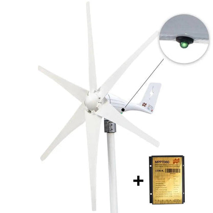 Wind Turbine Generator 600W 12/24V LED Light MPPT Charge Controller - 54 Energy - Renewable Energy Store