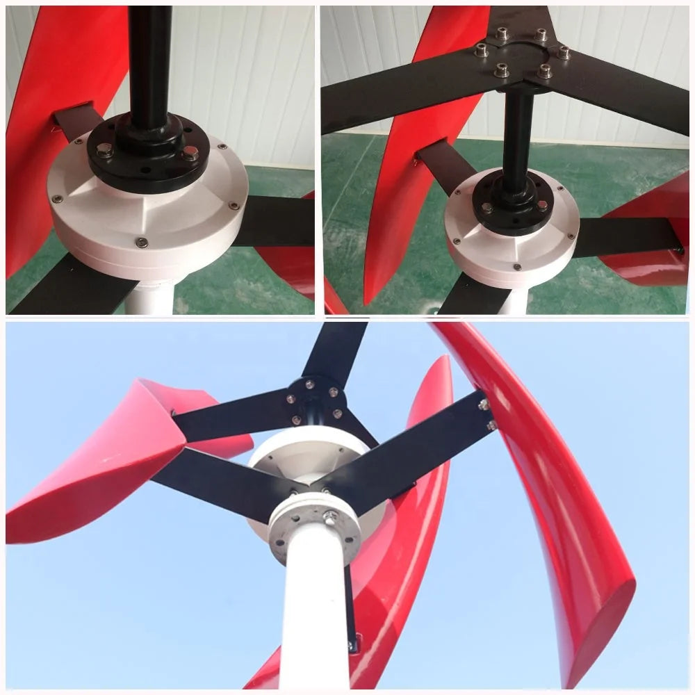 Factory Outlet 2KW New Energy Windmill Vertical Axis Permanent Maglev Wind Turbine Generator 48V 96V 120V 220V For Home Use
