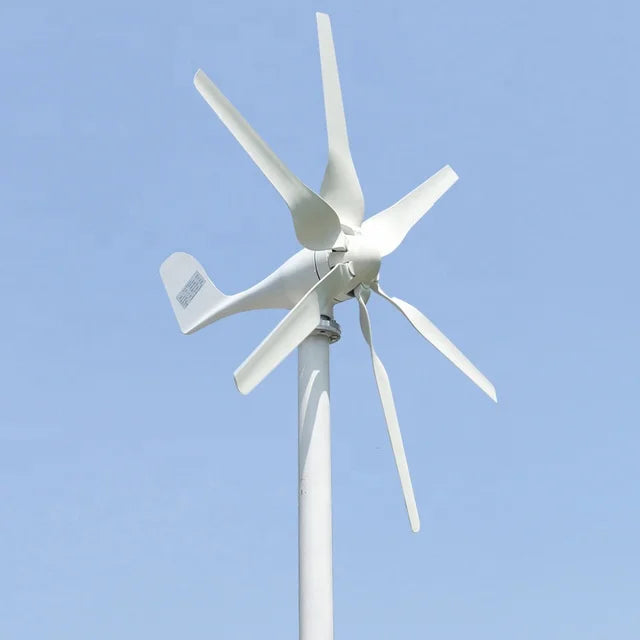 800W Wind Turbines for Home Use 12V 24V 48V Small Wind Turbine 0.8kw Generators Household 6 Blades by 54 Energy - Renewable Energy Store