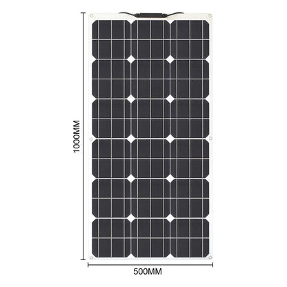 100w 200w 300w 400w Flexible Solar Panel High Efficiency 23% PWM Controller for RV/Boat/Car/Home 12V/24V Battery Charger 54 Energy - Renewable Energy Store