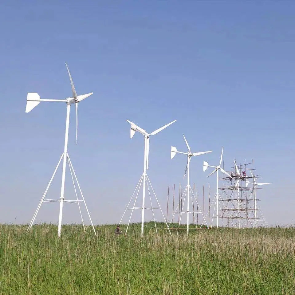 China Wind Turbine Generators Factory Price 5000W 10KW 15KW 48V 96V 120V 220V 380V Three Phase AC Output Windmill for Sale