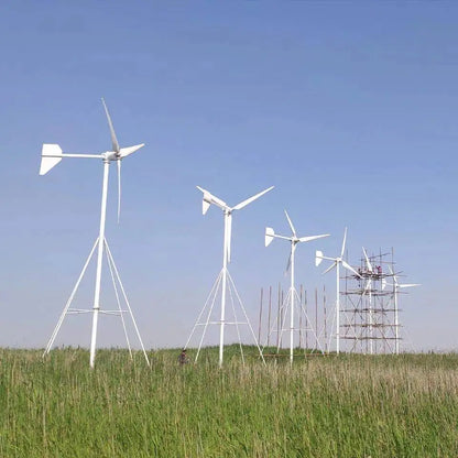 China Wind Turbine Generators Factory Price 5000W 10KW 15KW 48V 96V 120V 220V 380V Three Phase AC Output Windmill for Sale