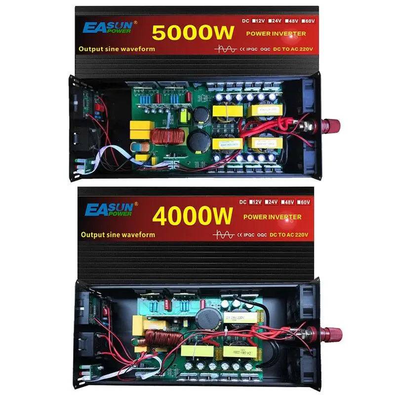 Pure Sine Wave Inverter  3000/4000/5000 W  PowerCar Inverter  DC 12/24V AC 110/220V - 54 Energy - Renewable Energy Store