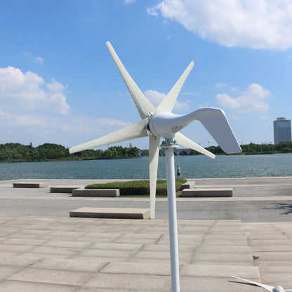 Alternative Energieerzeuge 400W Horizontal Wind Turbine Generator New Energy 12V 24V Windmill With MPPT Charge Controller