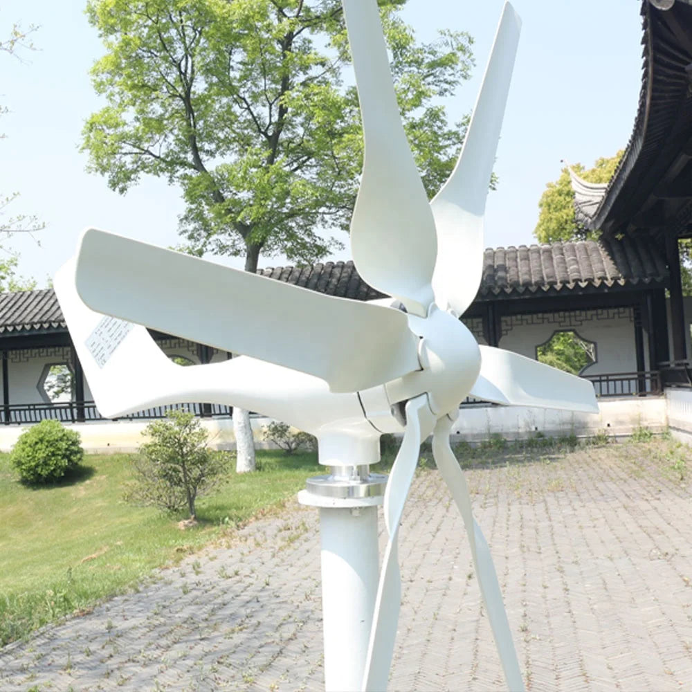 FLYT 800W Wind Turbines for Home Use 12V 24V 48V Small Wind Turbine 0.8kw Generators Household 6 Blades
