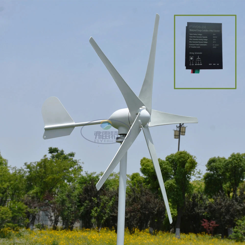 Wind Turbine Generator 12V 24V 48V Windmills 800W 1000W Alternator Generators Alternative Energy For Home