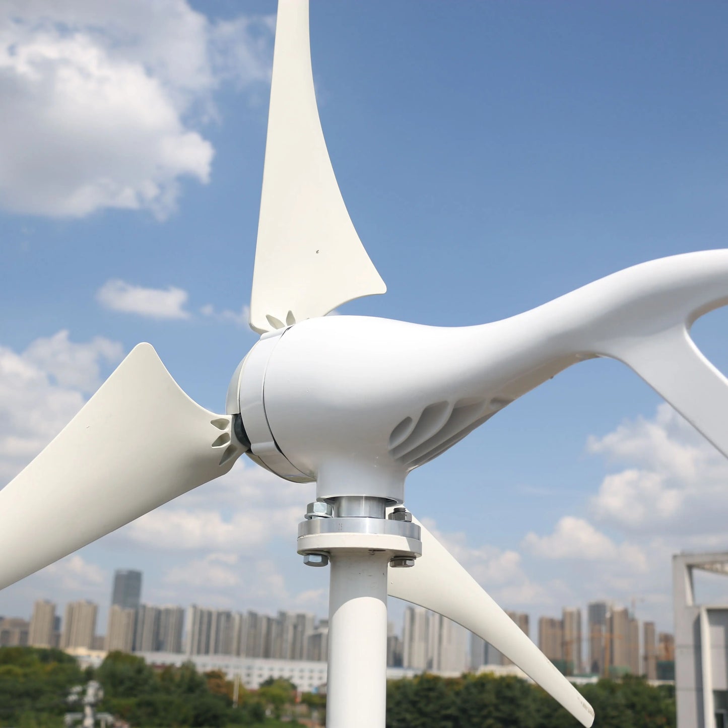 FLTXNY Horizontal Wind Turbine Generator 800W 3/5 Blades New Energy 12V 24V 48V For Home Street Lamps