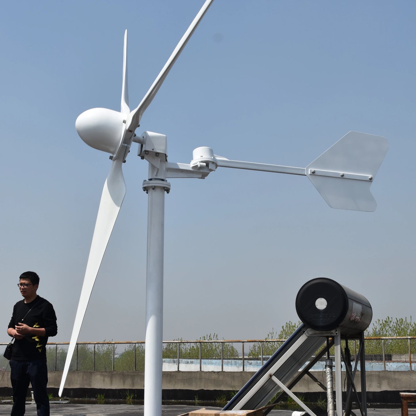 FLTXNY Wind Turbine Generator 5000W 3000W Alternative High Efficiency Level Free Energy Windmill With Grid-Conected