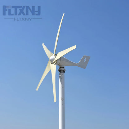 Factory Outlet Free Energy 600W 800W 3 5 Blades Windmill 12V 24V Wind Power Small Wind Turbine Generator With MPPT Controller