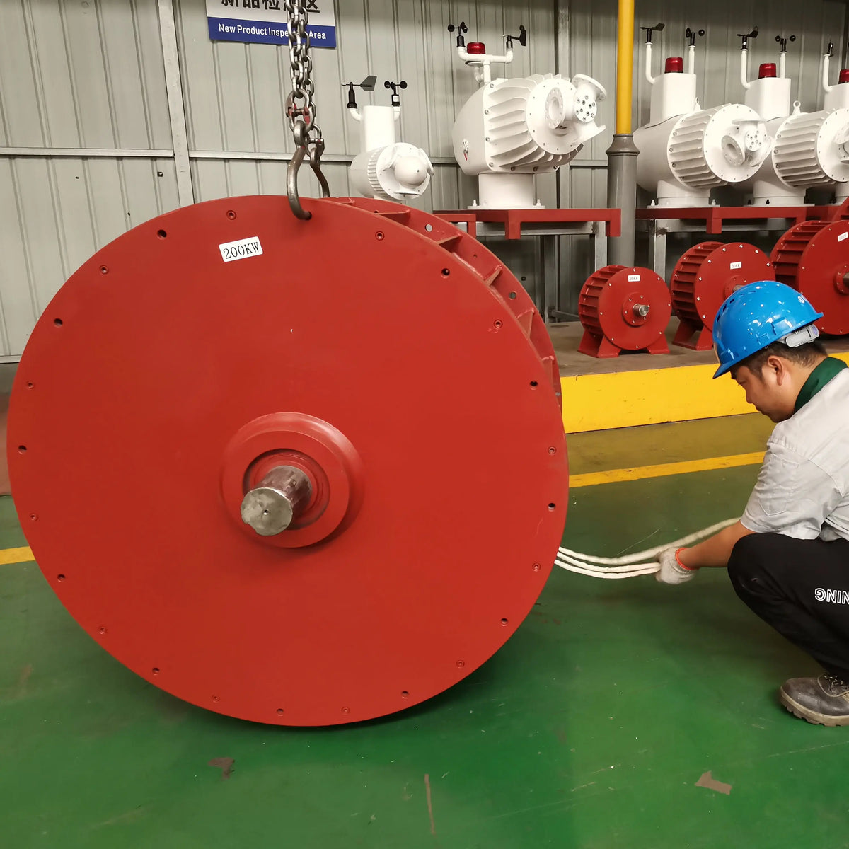 High-Efficiency 100KW Gearless Permanent Magnet Generator by 54 Energy - Renewable Energy Store