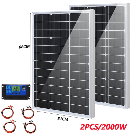 1000W 2000W 3000W Solar Panel 18V High Efficiency Outdoor Charging by 54 Energy - Renewable Energy Store