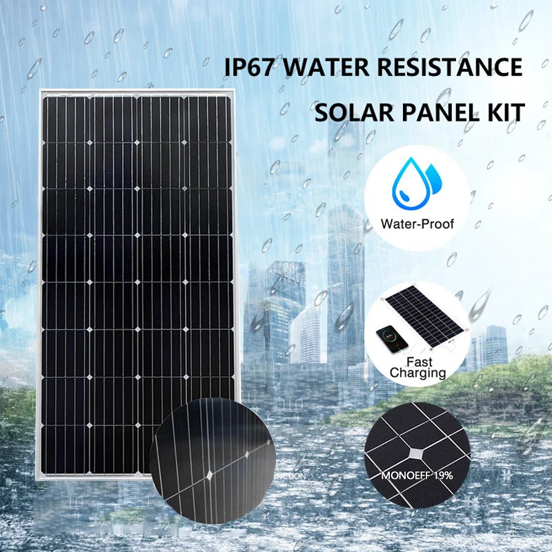 1000W 2000W 3000W Solar Panel 18V High Efficiency Outdoor Charging by 54 Energy - Renewable Energy Store