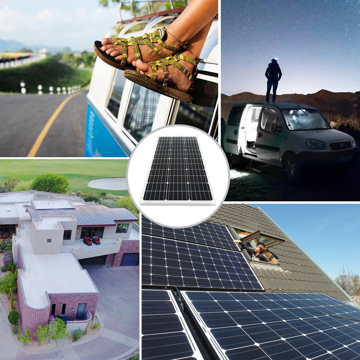 1000W 2000W 3000W Solar Panel 18V High Efficiency Outdoor Charging by 54 Energy - Renewable Energy Store
