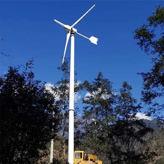 High Efficient 3KW New Energy Windmill Low Rpm Hybrid Horizontal Wind Turbine Generator 96v 120v 220v For Home Use by 54 Energy - Renewable Energy Store