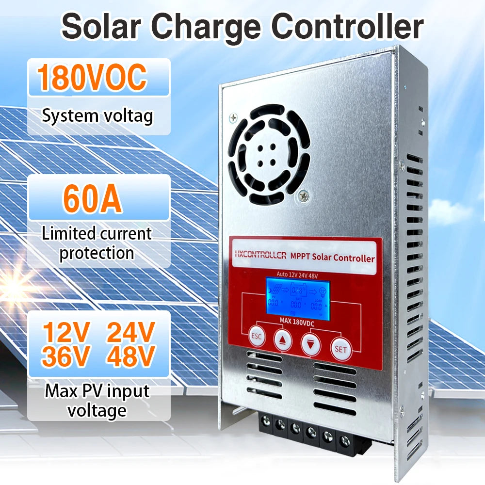 High Quality MPPT Solar Charge Controller 60A 12V 24V 48V by 54 Energy - Renewable Energy Store