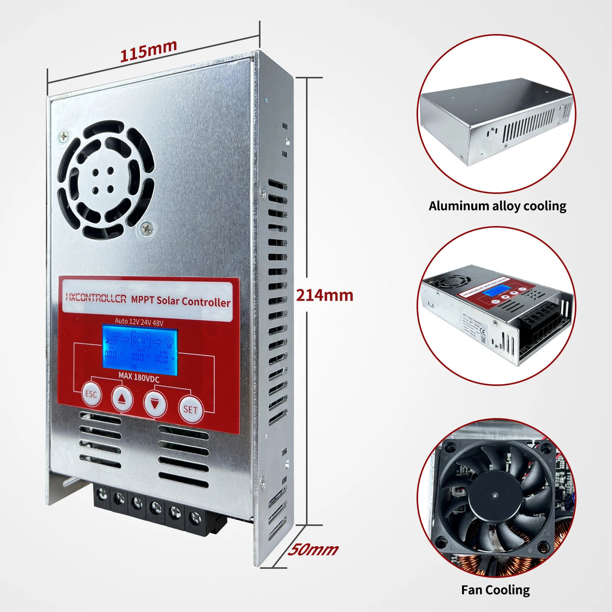 High Quality MPPT Solar Charge Controller 60A 12V 24V 48V by 54 Energy - Renewable Energy Store