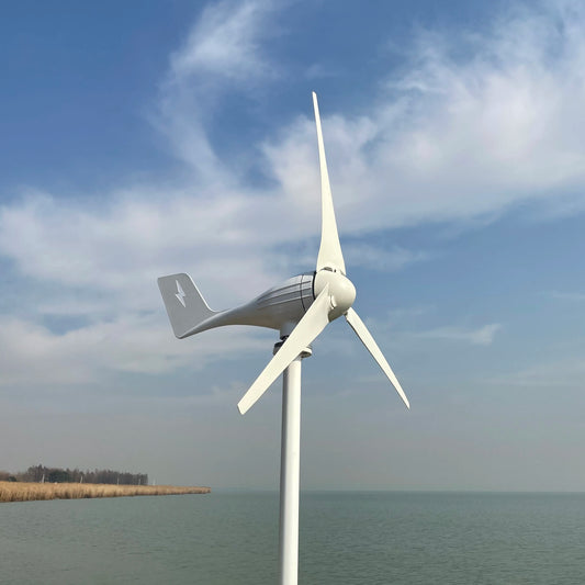 Horizontal Axis Wind Turbine Generator 600W 800W 12V 24V 3/5 Blades For Home use Residential Optional MPPT Charge Controller by 54 Energy - Renewable Energy Store