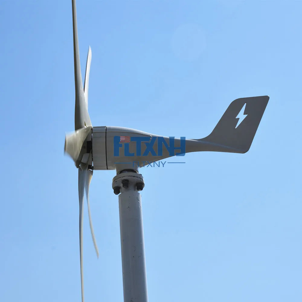 Horizontal Axis Wind Turbine Generator 600W 800W 12V 24V 3/5 Blades For Home use Residential Optional MPPT Charge Controller by 54 Energy - Renewable Energy Store