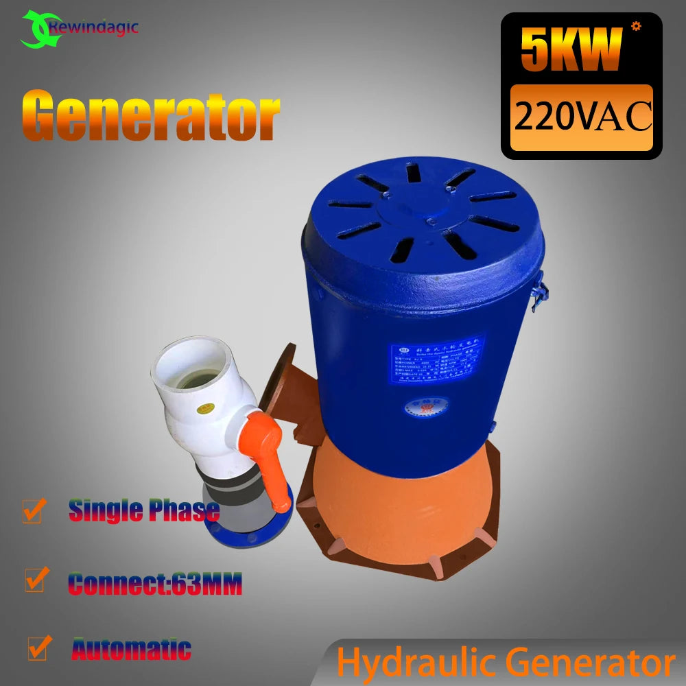 Generador eólico horizontal 3kW / 5kW / 10kW Monofásico CA 220–240V Certificación CE