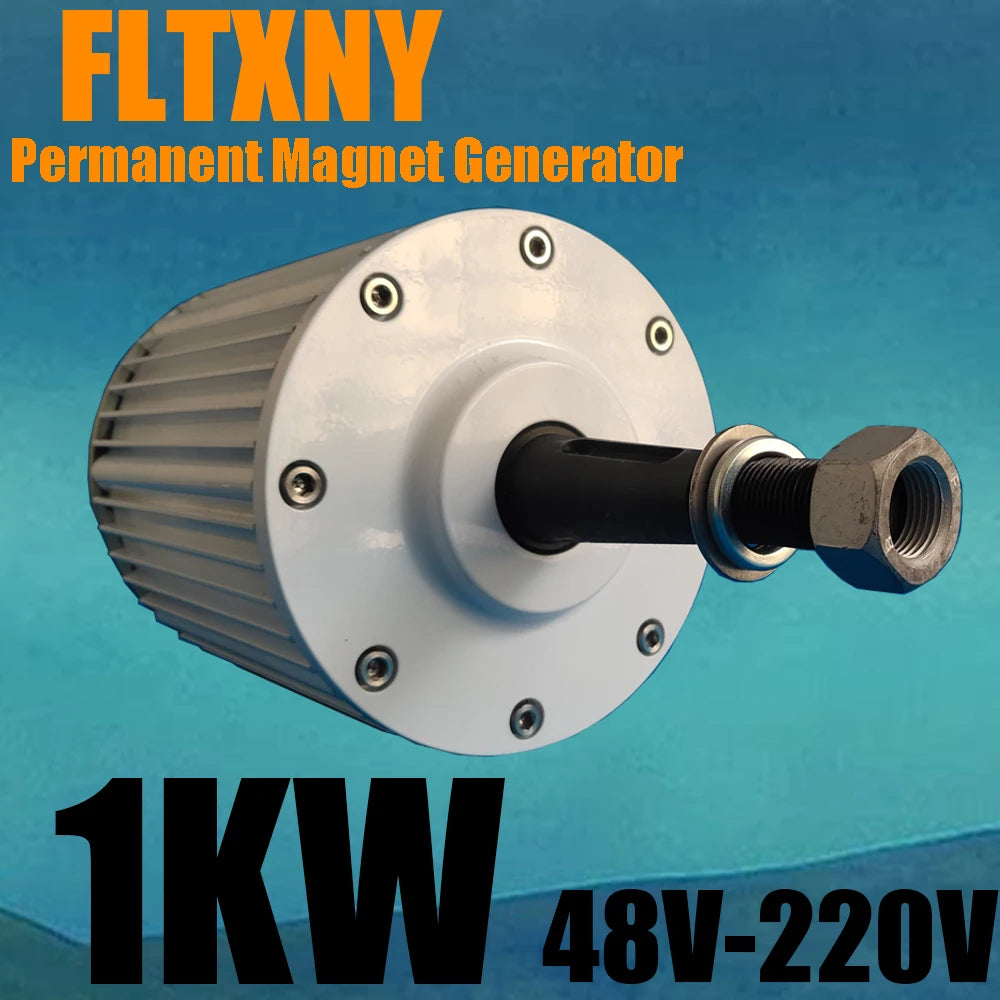 Hot Sell Low Start Torque 1kw AC 96V Rare Earth Permanent Magnet Generator Low Rpm High Efficient Brushless Alternative Energy by 54 Energy - Renewable Energy Store