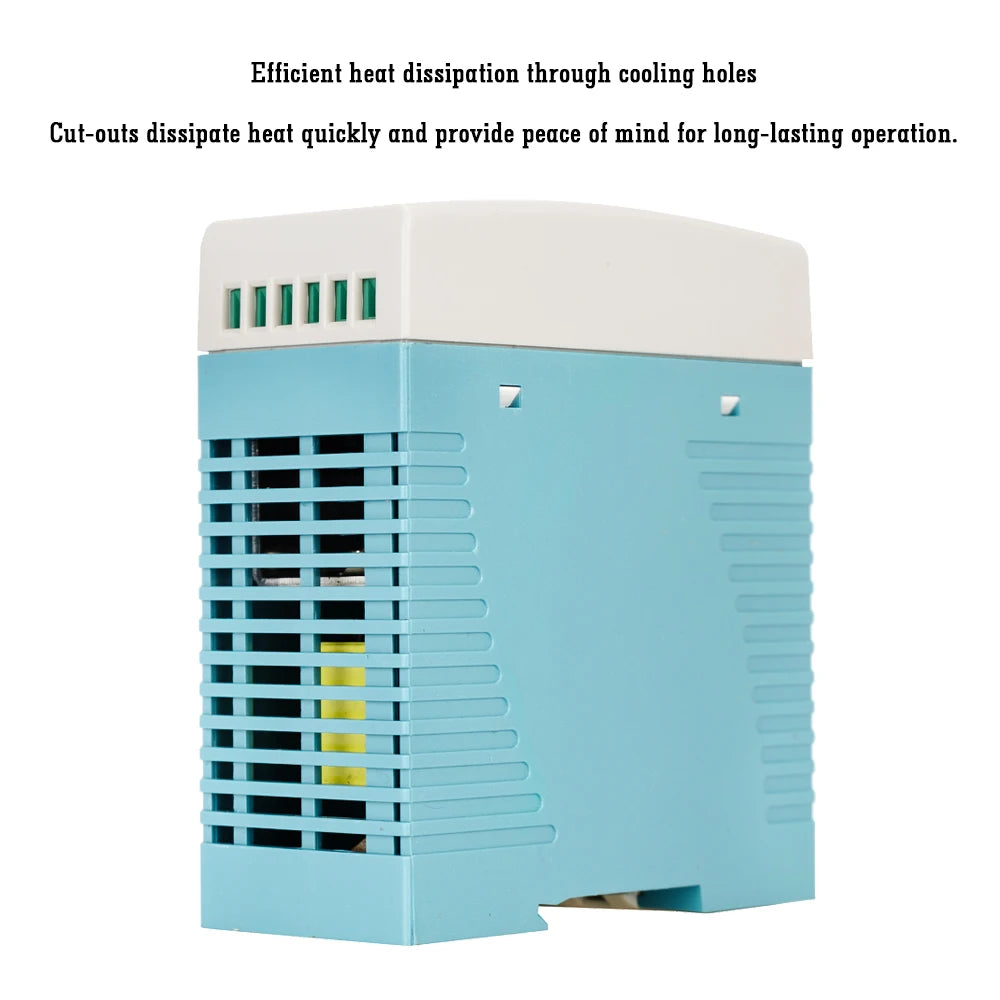Alimentation rail DIN industrielle mini AC DC, interrupteur MDR-10W 20W 40W 60W 100W, sortie unique 12V 24V 48V 100V-240V