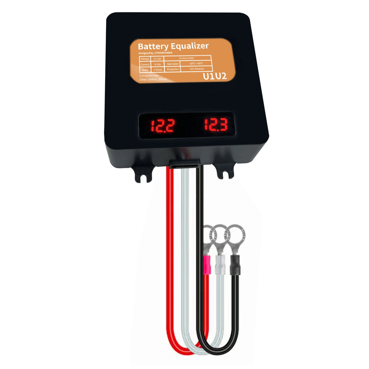 LED Display Battery Equalizer Voltage Balancer Regulator for 24V 48V 60V 72V 96V Li-ion Lead Acid by 54 Energy - Renewable Energy Store