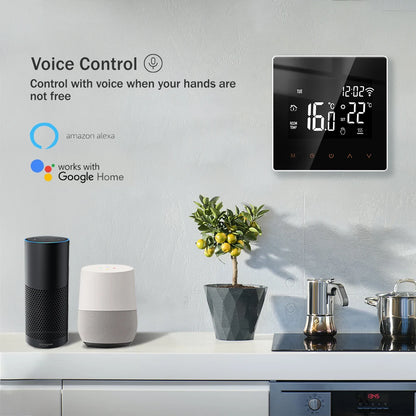 ME81 TUYA APP WiFi Smart Thermostat Floor Heating TRV Water Gas Boiler Temperature Voice Remote Controller for Google Home Alexa by 54 Energy - Renewable Energy Store