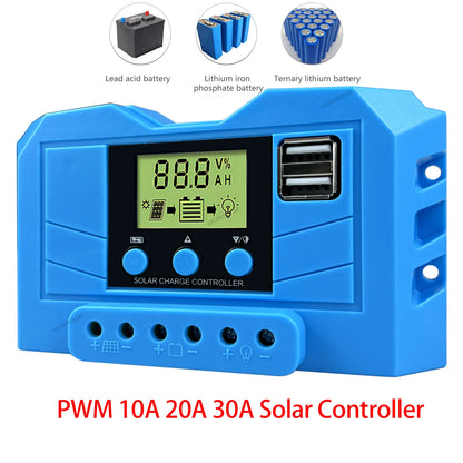 MPPT 30A Solar Charge Controller 12V 24V 720W System With USB Output by 54 Energy - Renewable Energy Store