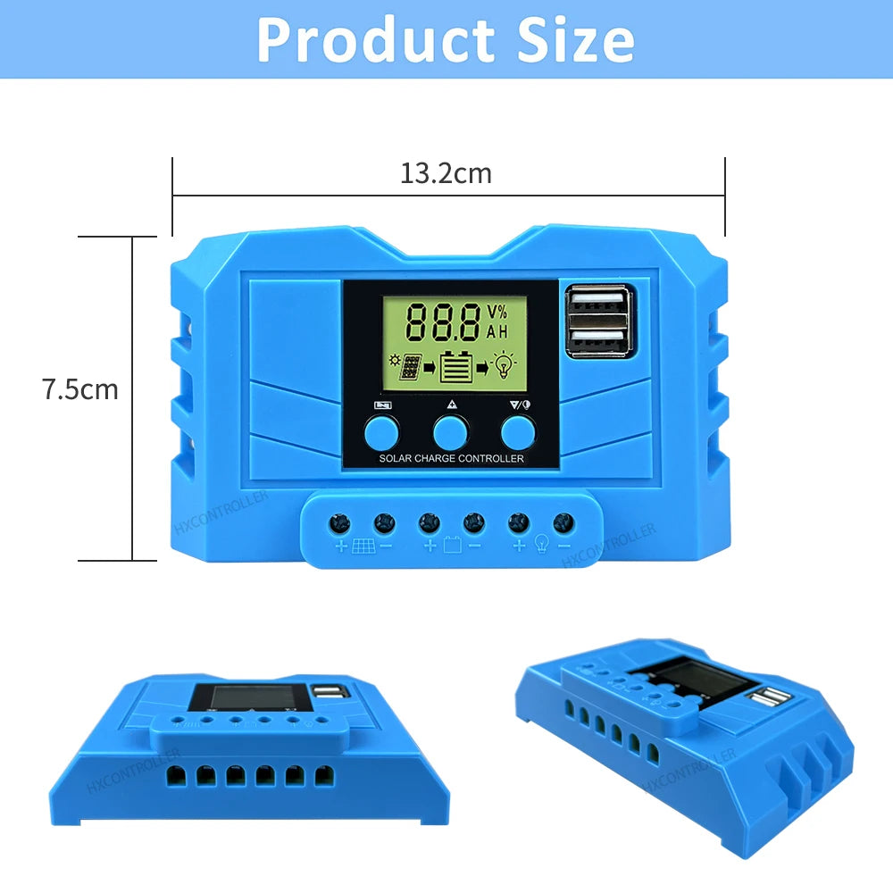 MPPT 30A Solar Charge Controller 12V 24V 720W System With USB Output by 54 Energy - Renewable Energy Store