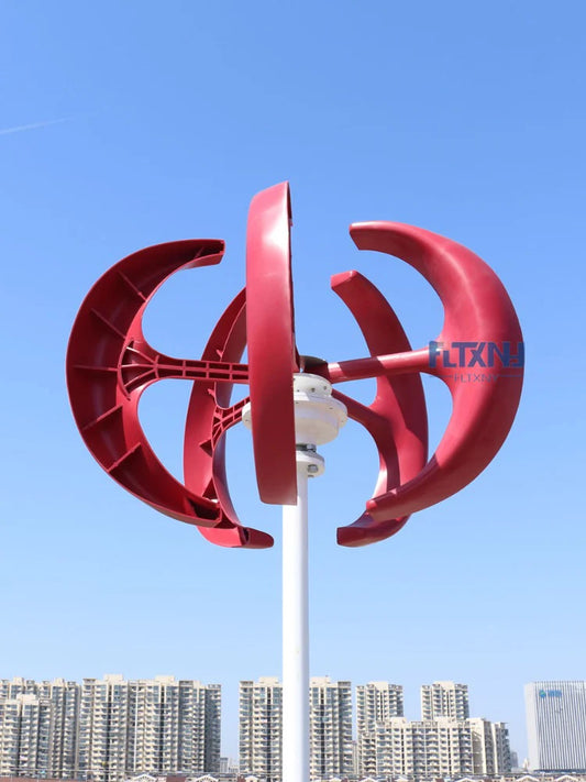 Mini Wind Turbine Small Household Wind Turbine 100W 200W 300W Vertical Windgenerator 12V/24V Charge RE Quite And Efficient by 54 Energy - Renewable Energy Store