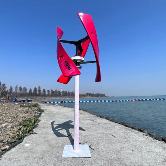 New Arrival Facotry 400W 500W 600W 12V/24V/48V Vertical Axis Wind Turbine Generator MPPT Controller Free Energy For Home Use by 54 Energy - Renewable Energy Store
