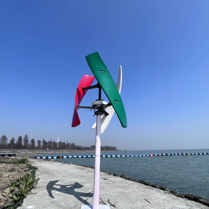 New Arrival Facotry 400W 500W 600W 12V/24V/48V Vertical Axis Wind Turbine Generator MPPT Controller Free Energy For Home Use by 54 Energy - Renewable Energy Store