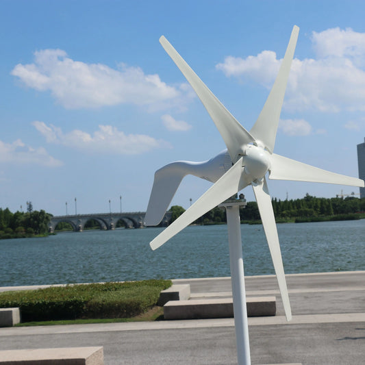 New Arrival Free Energy 5 Blades 5000W 12V 24V Wind Turbine Generator Windmill With MPPT Controller Homeuse Low Wind Speed Star by 54 Energy - Renewable Energy Store