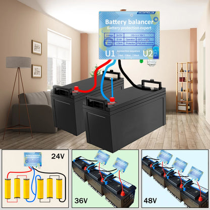 New Battery Balance 4A IP65 Equalizer Protector 10-15VDC by 54 Energy - Renewable Energy Store