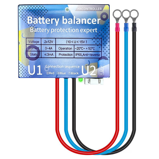 New IP65 0-4A Battery Equalizer Balancer 10-15V DC System by 54 Energy - Renewable Energy Store