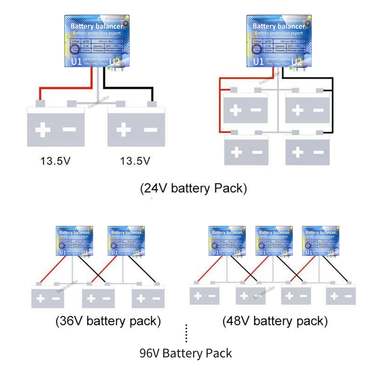 New IP65 0-4A Battery Equalizer Balancer 10-15V DC System by 54 Energy - Renewable Energy Store