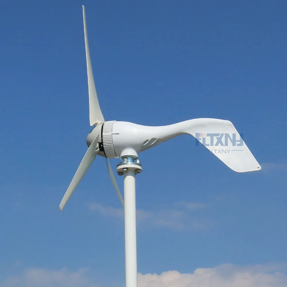 New Micro wind turbine generator 400w 12v 24v horizontal low noise with high efficient 3 blades or 5 blades by 54 Energy - Renewable Energy Store