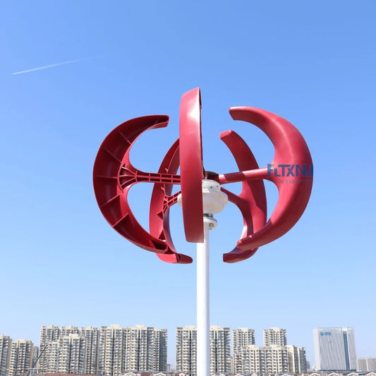Poland Fast Delivery 3000W 24V 48V Vertical Wind Turbine Small Wind Turbine Home Use Low Noise High Efficiency by 54 Energy - Renewable Energy Store