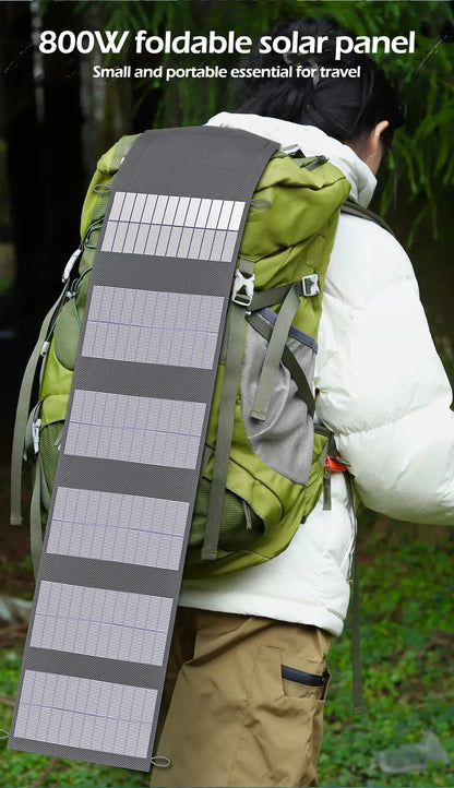 Portable Polysilicon Solar Panel Charger USB 800W 5V DC Foldable For Hiking And Camping by 54 Energy - Renewable Energy Store