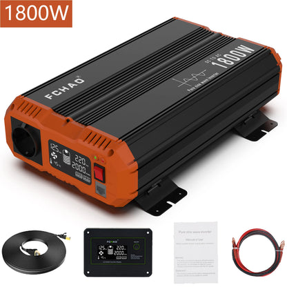 Pure Sine Wave Inverter 1200 - 3000 W DC 12/24/48V To AC 220/240V 50HZ - 54 Energy - Renewable Energy Store
