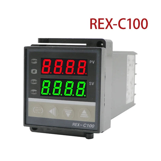 REX-C100 PID Intelligent Temperature Controller Universal REX-C100 Thermostat SSR Relay output Universal K PT100 J Type Input by 54 Energy - Renewable Energy Store
