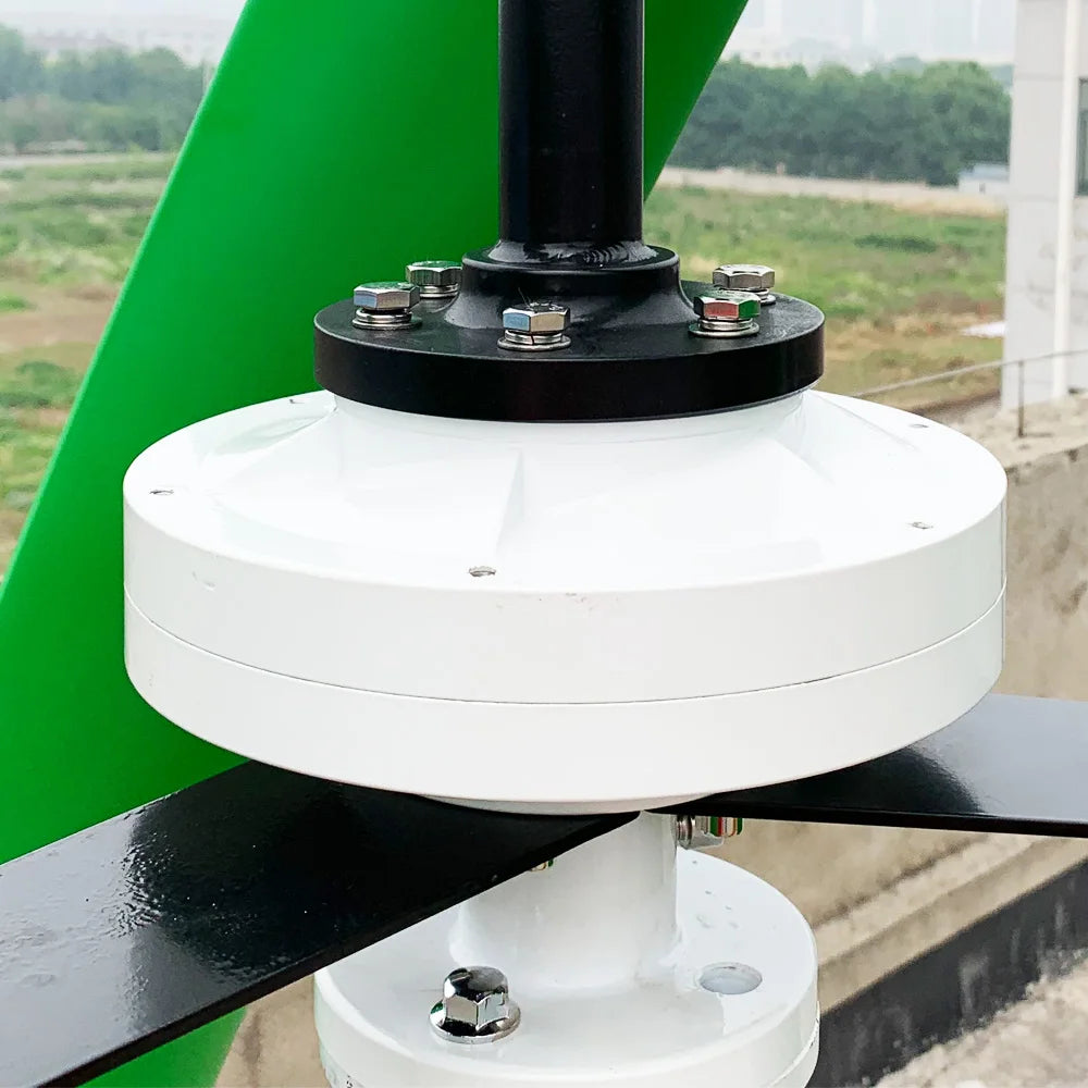 Real Watt 1KW 3 Blades Free Energy Vertical Axis Wind Turbine Generator 24V 48V Homeuse Windmill Low RPM by 54 Energy - Renewable Energy Store