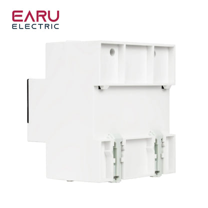 63A 100A 220V ATS Adjustable Over Under Voltage Current Protector Dual Power Conversion Automatic Transfer Switch Monitor Relay