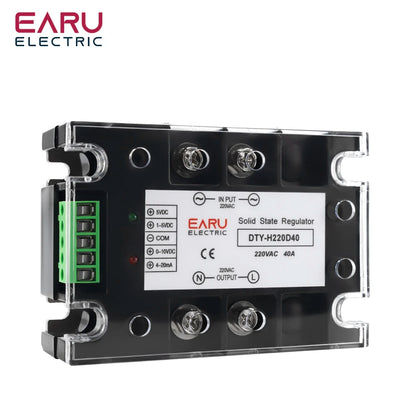 AC 220V Single Phase Full Isolation Voltage Regulator Module 25A-200A With Heat Sink Fan Kit - SMT DCB High Precision Industrial