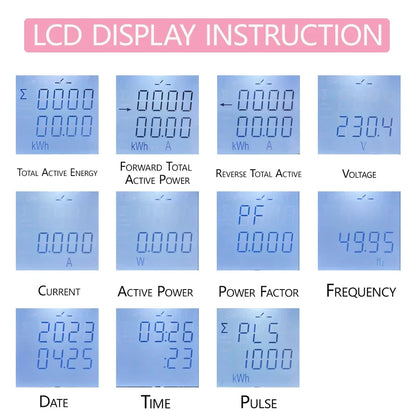 Tuya WiFi ZigBee Smart Energy Meter AC 110V 220V 80A Bidirectional measurement Single Phase Power Consumption Monitor kWh Meter