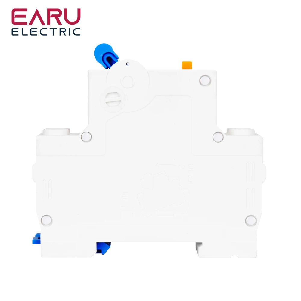 2P Type C AC230V MCB Leakage Protector RCBO Overload Short Circuit Protection Residual Current Circuit Breaker Switch RCCB RCD