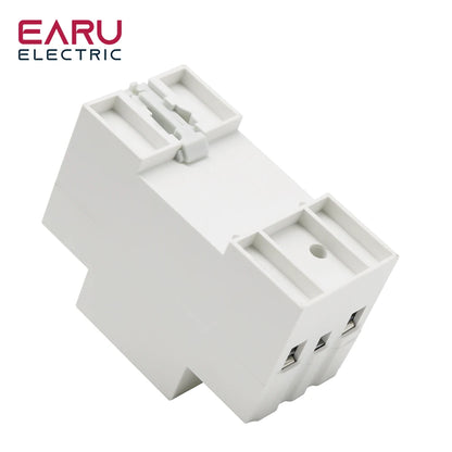 63A Automatic Reconnect Circuit Breaker Over And Under Voltage Over Current Leakage Protection Surge Protect Protector Relay