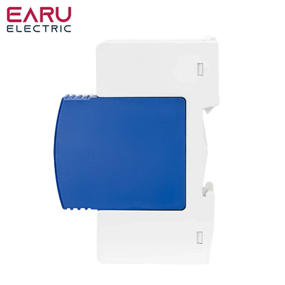 AC SPD 1P+NPE 3P+NPE 50KA T1 T2 385V 275V House Lightning Surge Protector Protective Solar Low-Voltage Arrester Device Din Rail