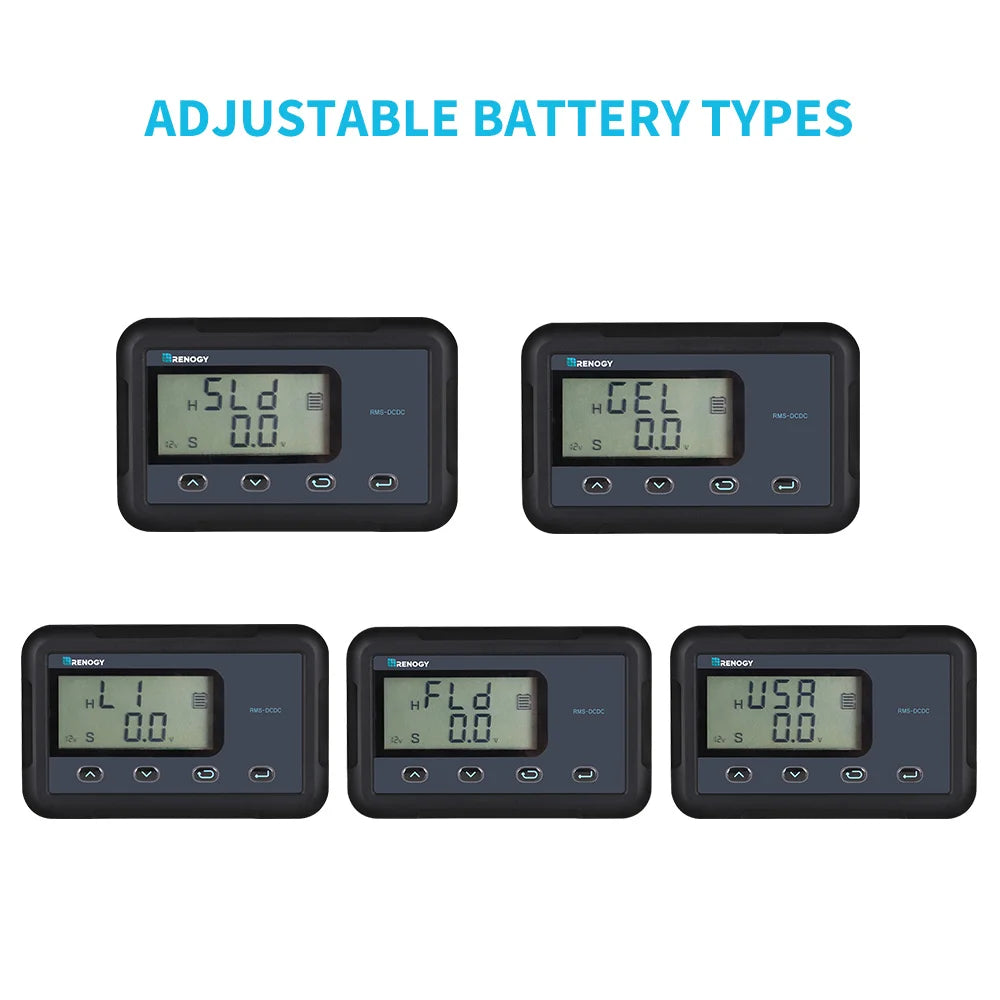 Monitoring Screen for DC-DC MPPT Battery Charger